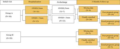 Ultrasonic optic nerve sheath diameter could improve the prognosis of acute ischemic stroke in the intensive care unit